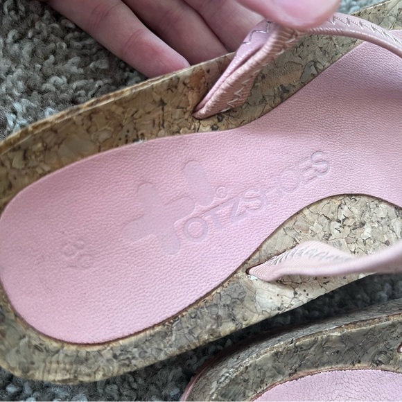 Otzshoes Pink Cork Sandals SZ39 - Picture 2 of 5